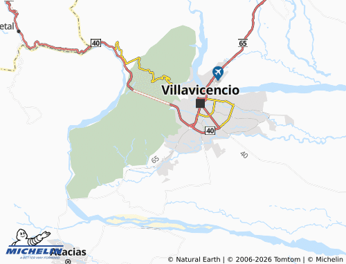 Mapa MICHELIN Buenos Aires Bajos - ViaMichelin