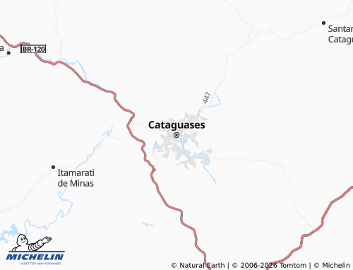 MICHELIN-Landkarte Cataguases - ViaMichelin
