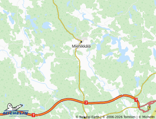 MICHELIN Saivikkala map - ViaMichelin