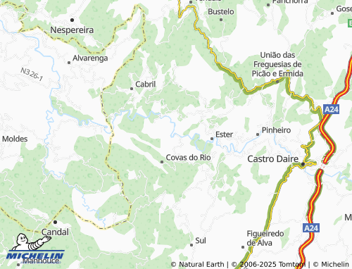 Mapa MICHELIN Nodar - ViaMichelin
