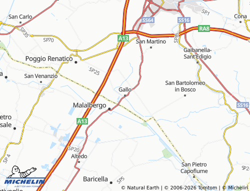 MICHELIN Gallo map - ViaMichelin