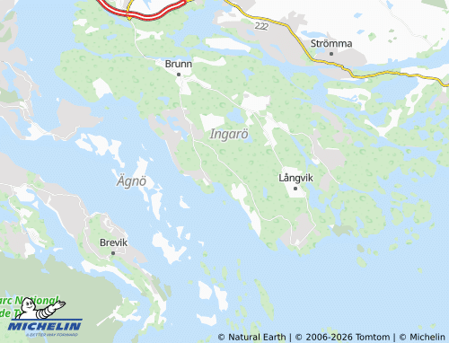 Carte MICHELIN Grönskan - ViaMichelin