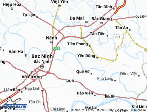 Mapa MICHELIN Việt Thống - ViaMichelin