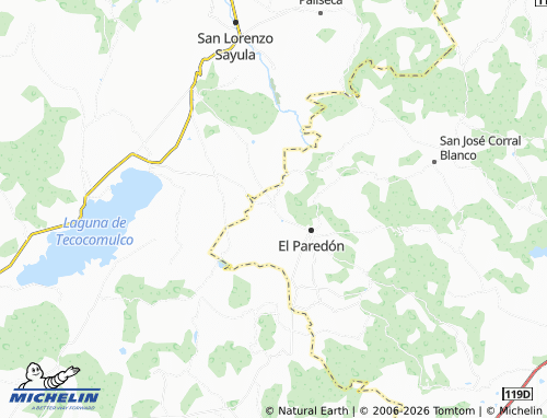 MICHELIN Tres Cabezas map - ViaMichelin
