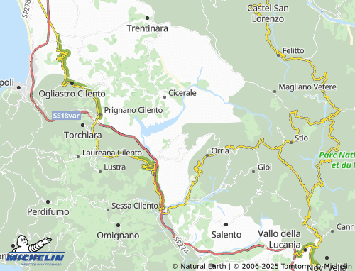 MICHELIN Ostigliano map - ViaMichelin