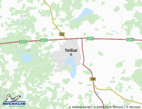 Mapa MICHELIN Telšiai - ViaMichelin
