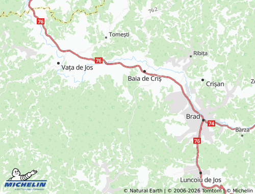 Mappa MICHELIN Căraci - ViaMichelin