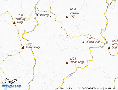 MICHELIN Saraydurak map - ViaMichelin