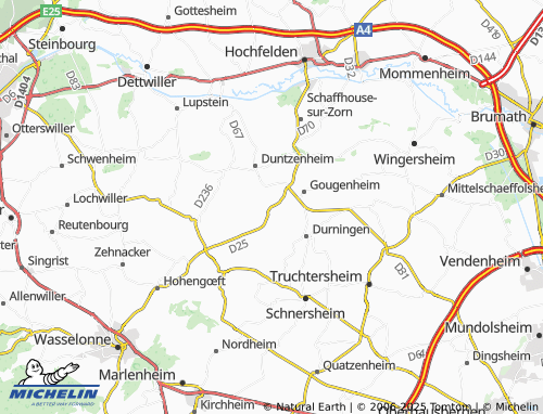 Carte MICHELIN Rohr - ViaMichelin