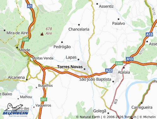 MICHELIN Lapas map - ViaMichelin