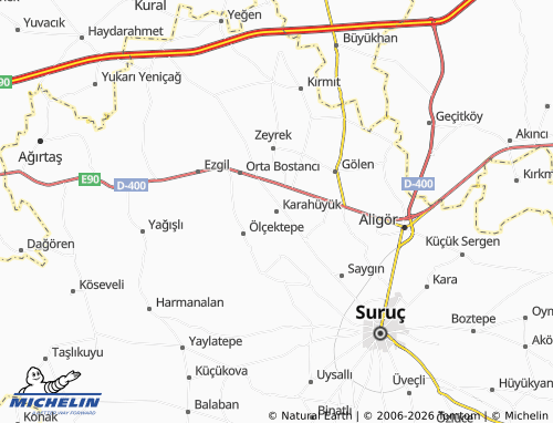 MICHELIN Karahüyük map - ViaMichelin