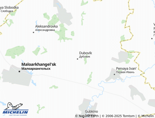 MICHELIN-Landkarte Dubovik - ViaMichelin