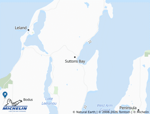 Mappa MICHELIN Suttons Bay - ViaMichelin
