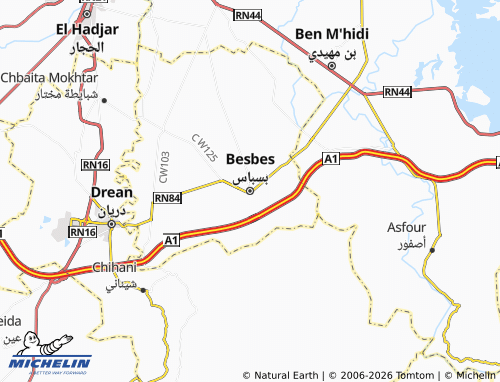 Mapa MICHELIN Bisbas - ViaMichelin