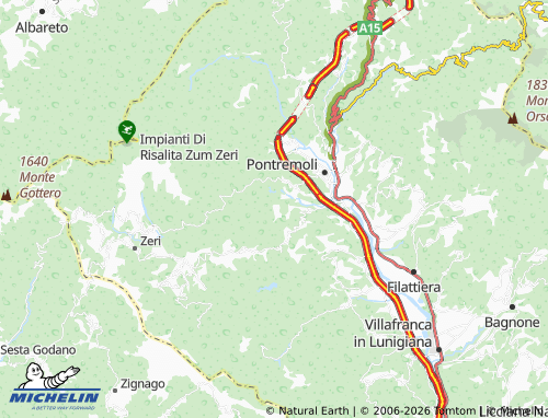 Kaart MICHELIN Valle - ViaMichelin