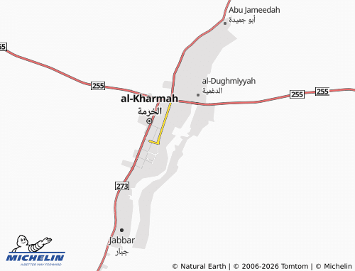 MICHELIN-Landkarte al-Dibeelah - ViaMichelin