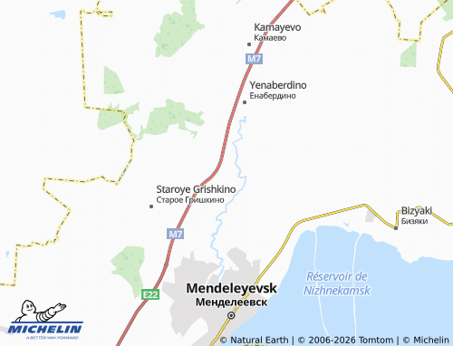 MICHELIN-Landkarte Ashpaykovo - ViaMichelin