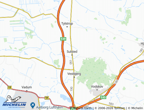 Mapa MICHELIN Sulsted - ViaMichelin