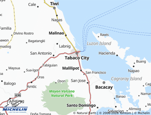 MICHELIN Cobo map - ViaMichelin