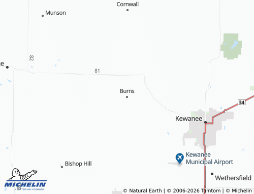 Mapa MICHELIN Burns - ViaMichelin