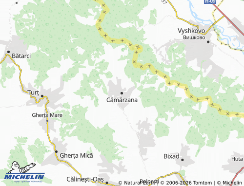 Mappa MICHELIN Cămărzana - ViaMichelin