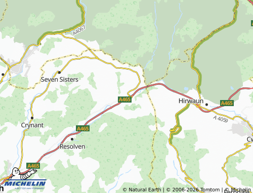 Mappa MICHELIN Glynneath - ViaMichelin