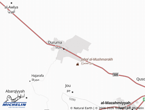 Carte MICHELIN al-Rayyan - ViaMichelin