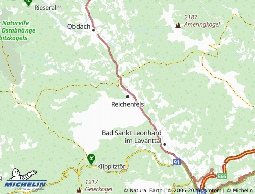 MICHELIN-Landkarte Reichenfels - ViaMichelin