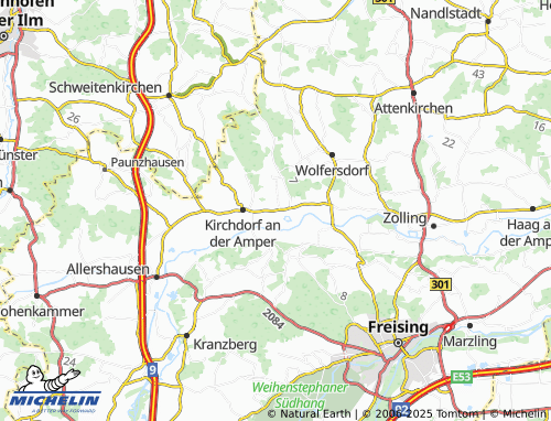 MICHELIN-Landkarte Helfenbrunn - ViaMichelin
