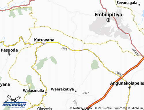 Mapa MICHELIN Mulanyaya - ViaMichelin