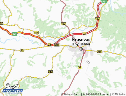 Kaart MICHELIN Begovo Brdo - ViaMichelin