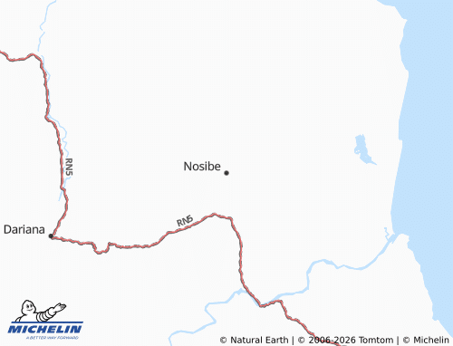 MICHELIN Nosibe map - ViaMichelin
