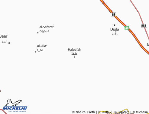 Kaart MICHELIN Haleefah - ViaMichelin