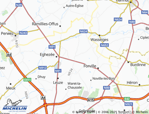 MICHELIN La Vallée map - ViaMichelin