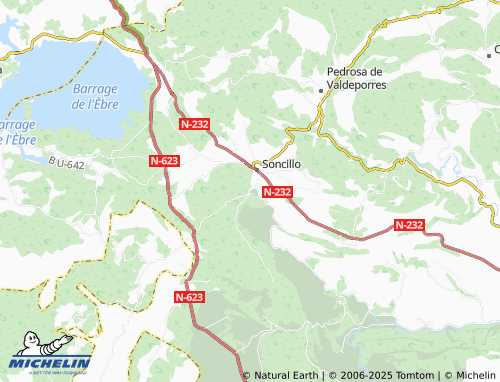 MICHELIN Torres de Abajo map - ViaMichelin