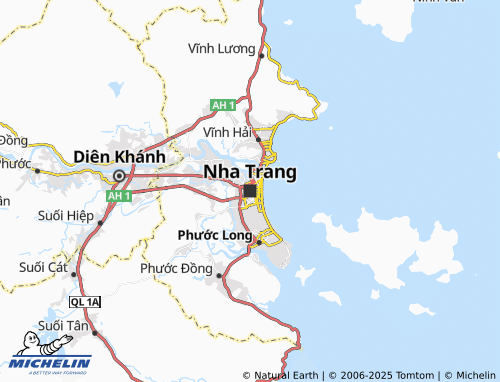 MICHELIN Nha Trang map - ViaMichelin