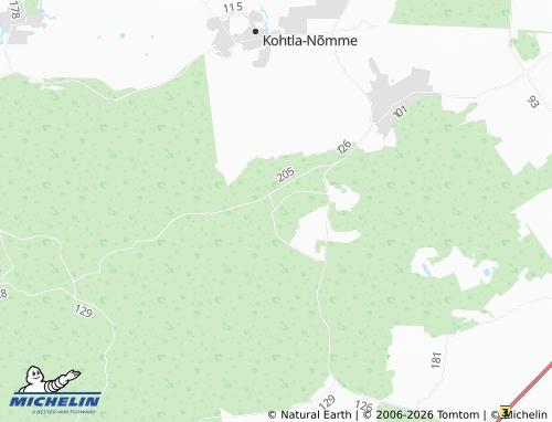 Carte MICHELIN Võrnu - ViaMichelin