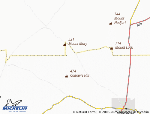 MICHELIN Caltowie North map - ViaMichelin