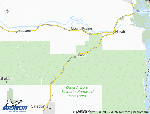 Mappa MICHELIN Union - ViaMichelin