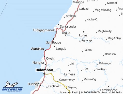 MICHELIN Tubod map - ViaMichelin
