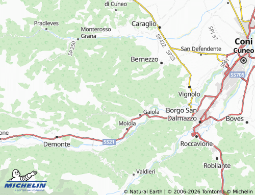 MICHELIN-Landkarte Tanara - ViaMichelin