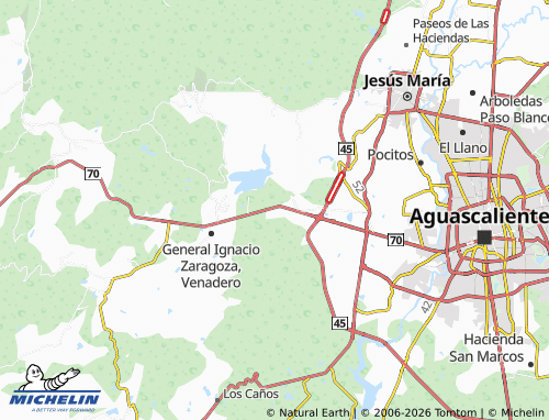 Mapa MICHELIN Cieneguitas - ViaMichelin