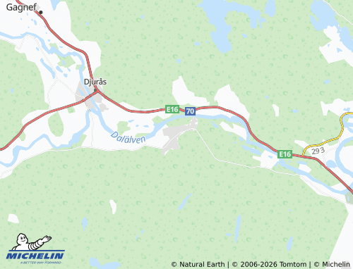 Mappa MICHELIN Bäsna - ViaMichelin