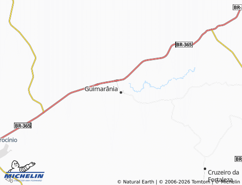 Mappa MICHELIN Guimarânia - ViaMichelin