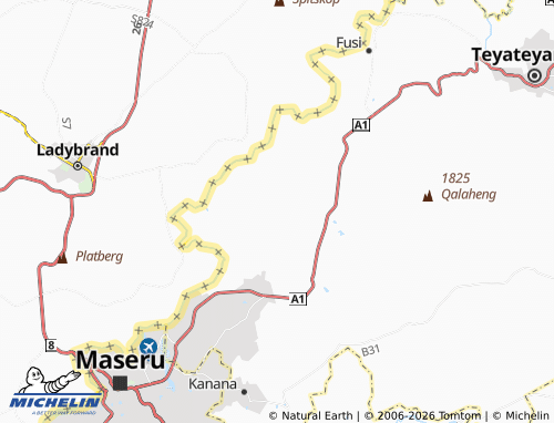 MICHELIN Malumeng map - ViaMichelin