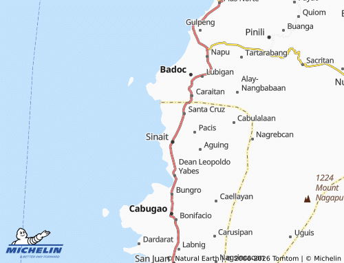 MICHELIN Cabangtalan map - ViaMichelin