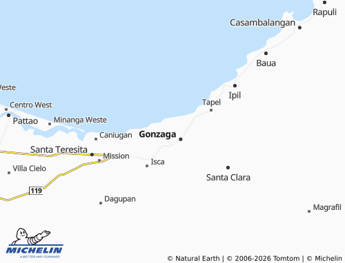Mappa MICHELIN Minanga - ViaMichelin