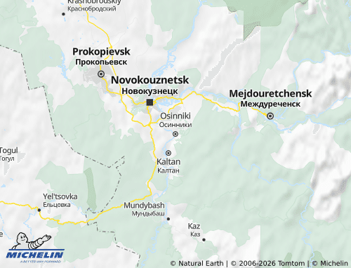 MICHELIN-Landkarte Ossinniki - ViaMichelin