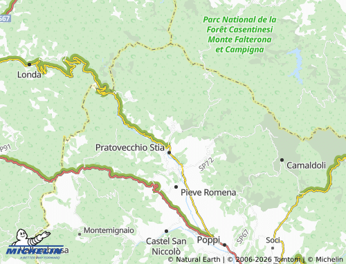 Mappa MICHELIN Santo Stefano - ViaMichelin