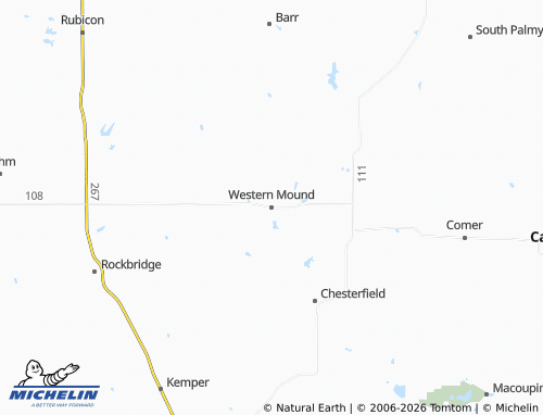 Mappa MICHELIN Western Mound - ViaMichelin